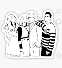 Schitt's creek Netflix Tv show Minimalist deisgn Sticker