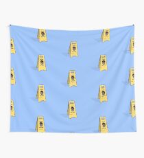 Blueface Wet Floor Wandbehang