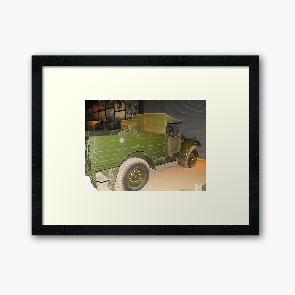 British Morris Commercial Cs8 15cwt Truck Framed Art Print By