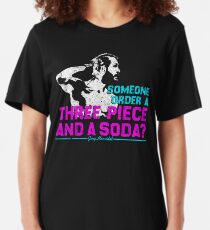 Three Piece And A Soda - Jorge Masvidal Slim Fit T-Shirt