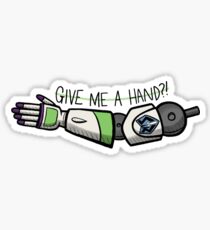 Pegatina ¿Échame una mano?