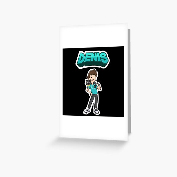 Denis Roblox Greeting Cards Redbubble - karinaomg roblox escape prison robux card for free
