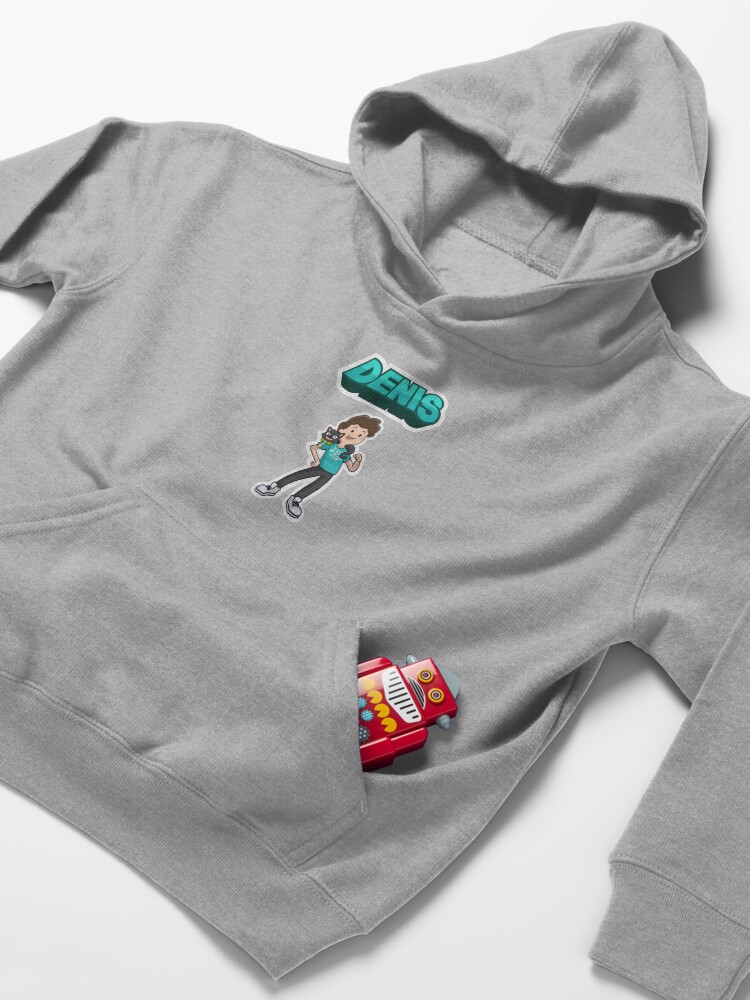 Alternate view of Denis - You Tube Kids Pullover Hoodie