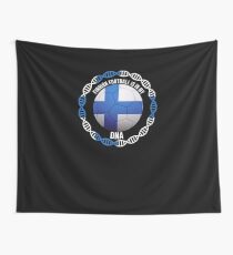 Finnish Football Is In My DNA - Gift For Passionate Finnish Football Soccer Fan Who Loves Or Supports The Nation of Finland Wandbehang