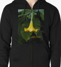 Angel's Trumpet Zipped Hoodie