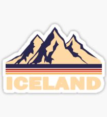 Iceland Mountain Sticker