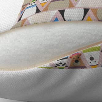 Alternate view of A Sleuth of Bears (Patterns Please) Floor Pillow