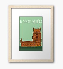 Torre de Belém Gerahmtes Wandbild