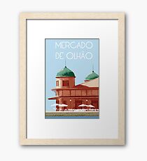 Mercado de Olhão Gerahmtes Wandbild