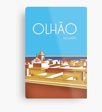 Algarve Olhão Metalldruck