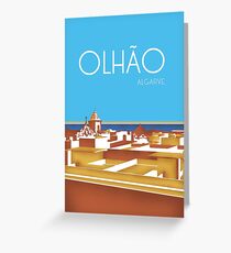 Algarve Olhão Grußkarte