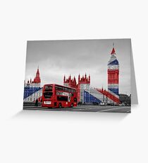 Big Ben and Union Jack Greeting Card