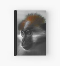 Cherry-Crowned Mangabey Monkey (Selective Colour) Hardcover Journal