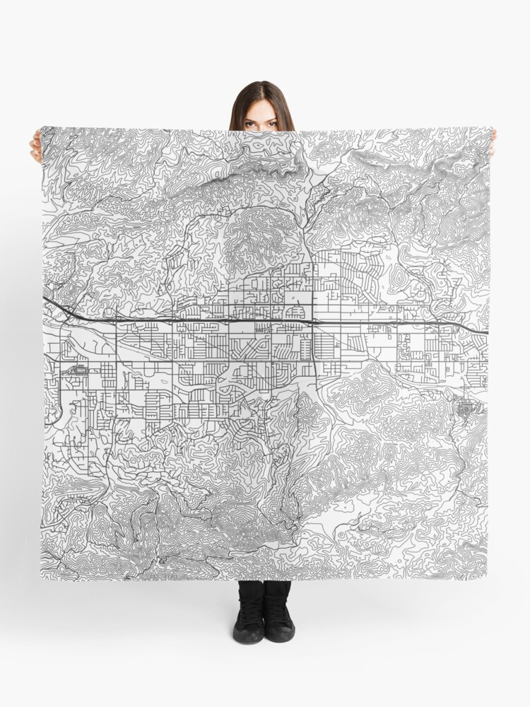 | poster office, decor for map California  print Map Valley printable, and Art, art, Gifts map Scarf Simi wall Nursery, Modern Map gift Home