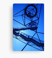 Tetraeder stairs Canvas Print