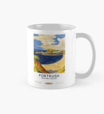 Portrush Ireland Vintage Travel Poster Restored Classic Mug