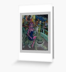 Alien Debutante's Night On The Town Greeting Card