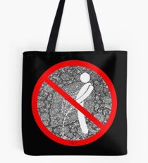 do not pee on the Dude's rug Tote Bag