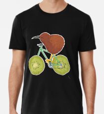 Kiwi Frucht Neuseeland Fahrrad Fahrradfahren T-Shirt Premium T-Shirt