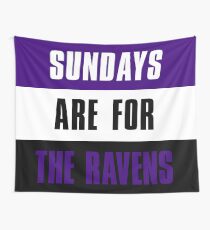 Sundays are for The Ravens, Baltimore Raven Tapestry