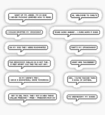 Mini Vine References Sticker Sheet Sticker
