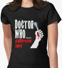 Gallifreyan Idiot. Women's Fitted T-Shirt