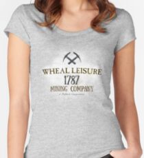 Wheal Leisure Mine 1787 - Poldark Women's Fitted Scoop T-Shirt