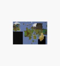 Lámina de exposición OldSchool Runescape World Map