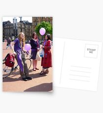 Purple Protest: Cycling for Democracy Postcards