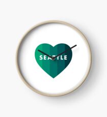 Seattle Emerald Heart Clock