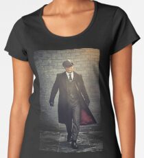 Camiseta premium de cuello ancho Anteojos de sol