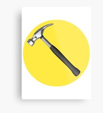 captain hammer symbol Metal Print
