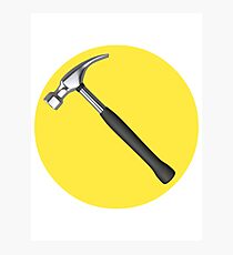 captain hammer symbol Photographic Print