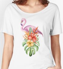 Flamingo Women's Relaxed Fit T-Shirt