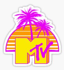 MTV - Sunset 80s Sticker