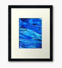 Waves of Thought Framed Print