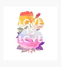 Love is Love Photographic Print