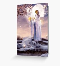 the web weaver Greeting Card