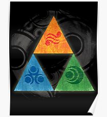 Zelda - Triforce Poster
