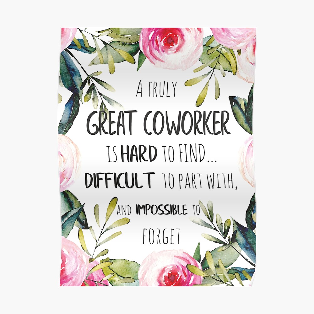 "Coworker Farewell gift Leaving Gift Idea quote / Co ...