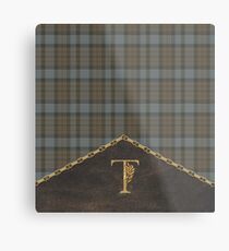 OUTLANDER MONOGRAM T Metal Print