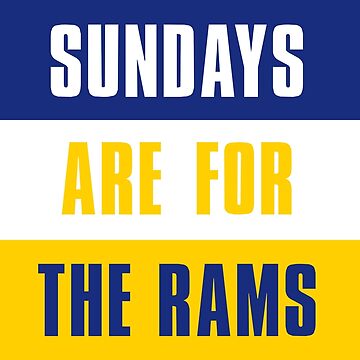 Sundays are for The Rams, Los Angeles Rams | Graphic T-Shirt Dress