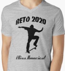 Beto 2020 - Viva America T-Shirt mit V-Ausschnitt für Männer