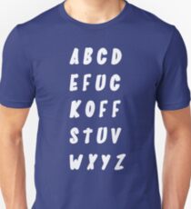 alphabet Unisex T-Shirt