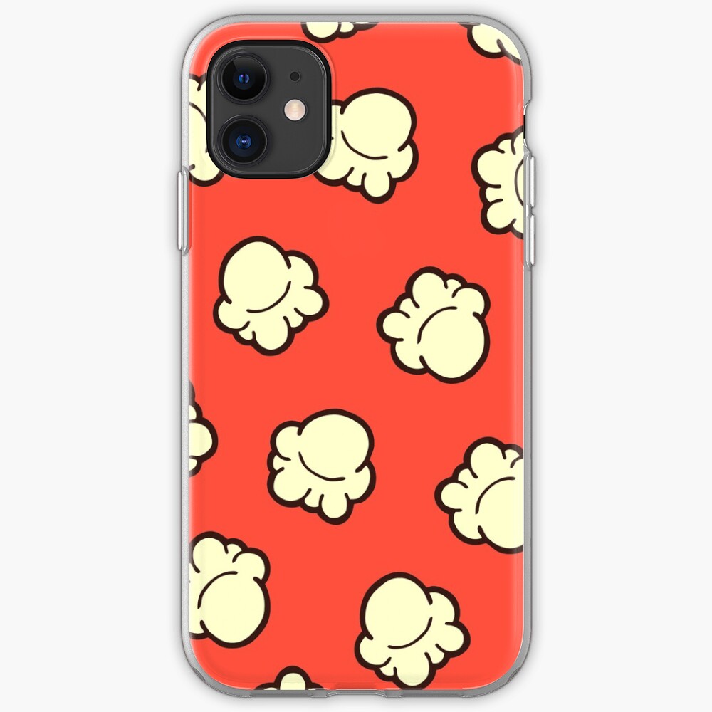 Popcorn Pattern iPhone Soft Case