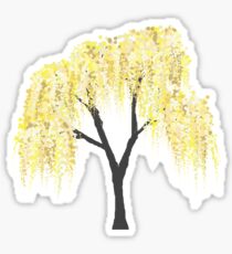 Yellow Willow Sticker