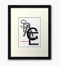Space Framed Print