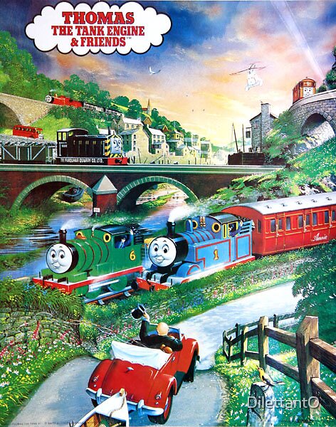 thomas the tank engine poster please read blurb by dilettanto