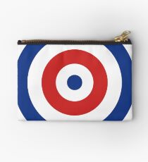 Circles Red White And Blue Studio Pouch