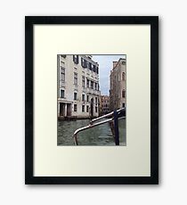 Venetian Railing Framed Print